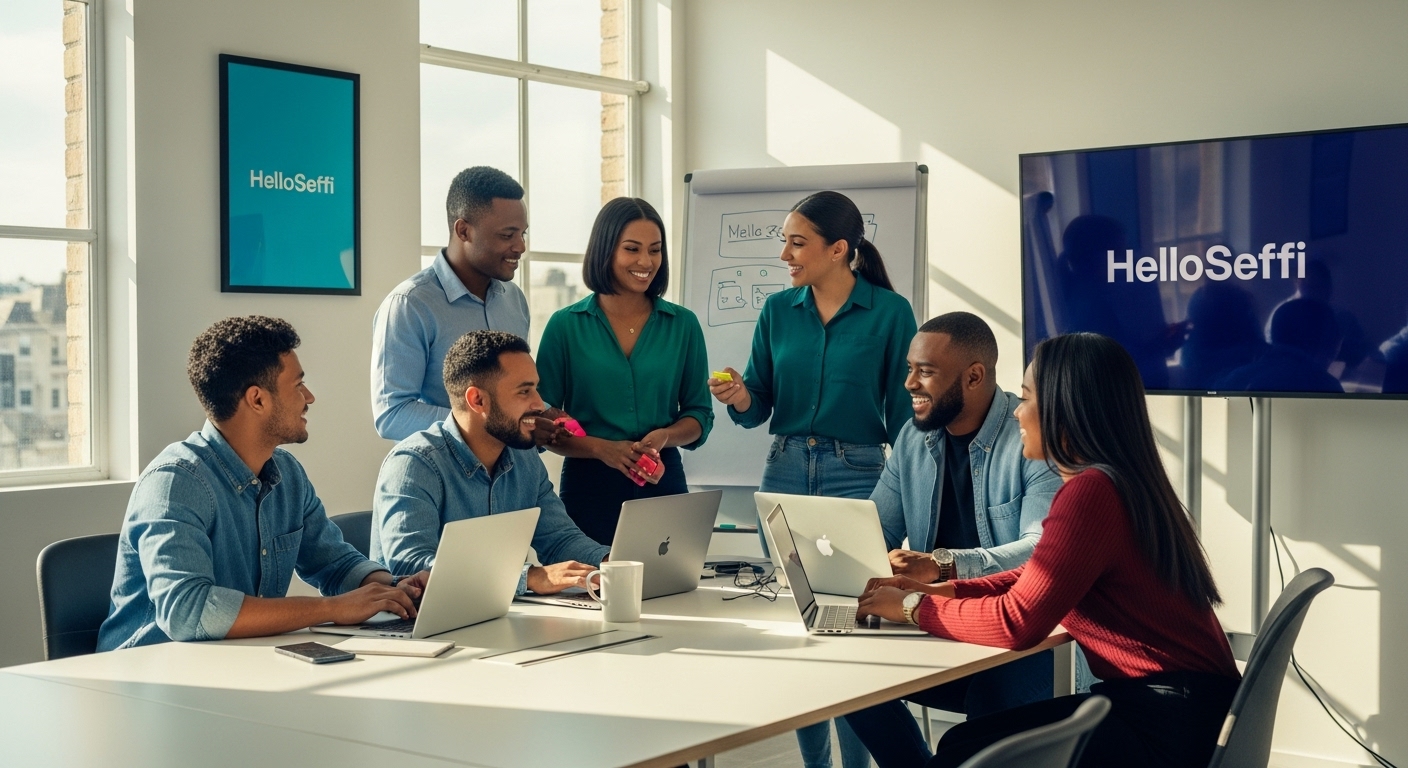 Équipe HelloSeffi au travail