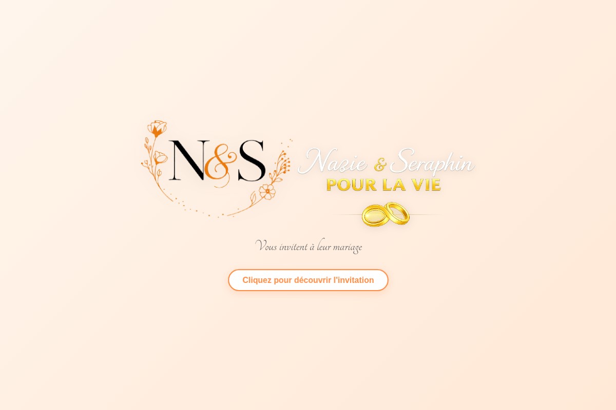 Mariage Nazie & Seraphin